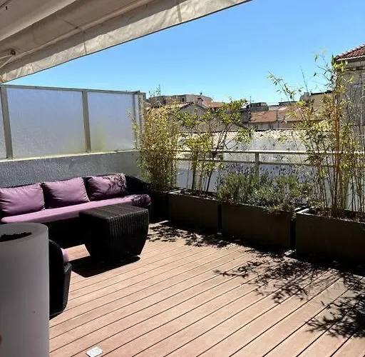 דירה Lumineux Terrasse 2p קאן